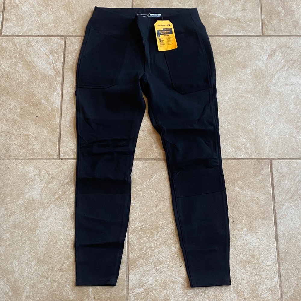 Carhartt Black Midweight Utility Leggings. NWT. Size M.